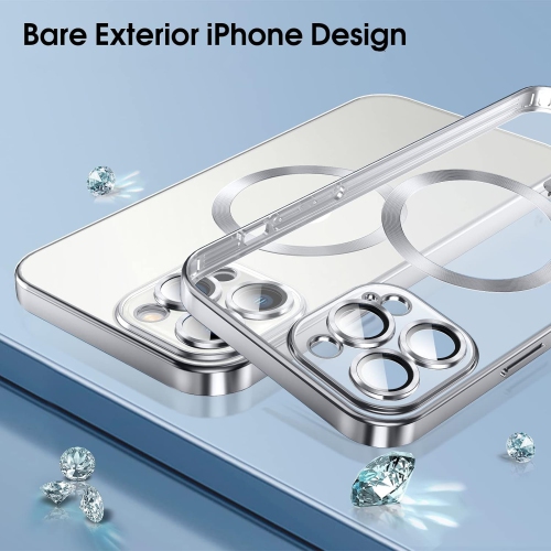 Supershield Apple Fitted Hard Shell Case with MagSafe for iPhone 15 Pro Max - Silver