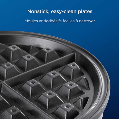 Gaufrier belge, acier inoxydable, 8 po