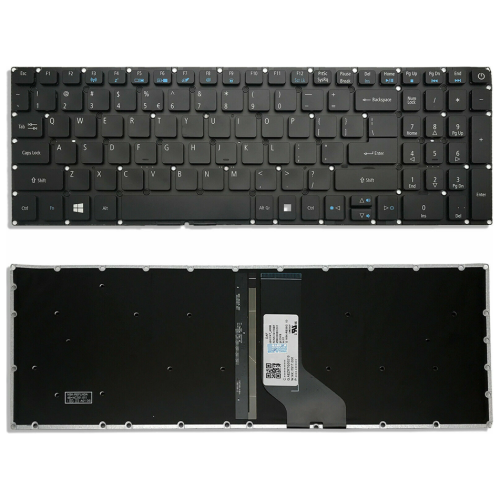 ACER  Aspire A315 Series Us English Backlit Keyboard - New Replacement for A315-31, A315-32, A315-33, A315-51, A315-52