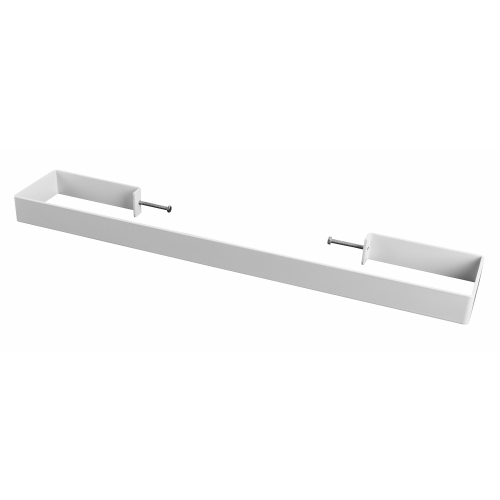 WarmlyYours Warming Towel Holder Bar Accessory for Ember Radiant Panel Models, 24 inch, White