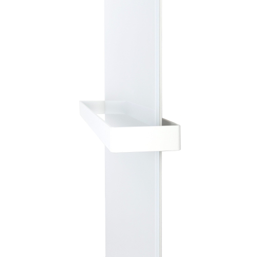 WarmlyYours Warming Towel Holder Bar Accessory for Ember Radiant Panel Models, 24 inch, White