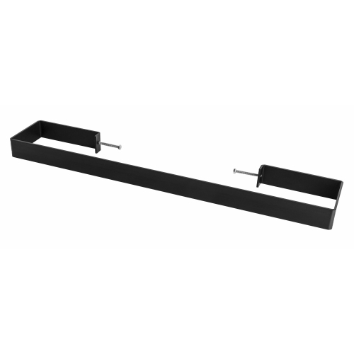 WarmlyYours Warming Towel Holder Bar Accessory for Ember Radiant Panel Models, 24 inch, Black