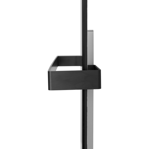 Warmlyours – porte-serviette pour les modèles à panneau radiant Ember, 24&nbsp;po, noir