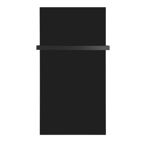 Warmlyours – porte-serviette pour les modèles à panneau radiant Ember, 24&nbsp;po, noir