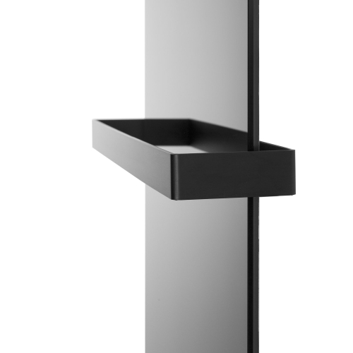 Warmlyours – porte-serviette pour les modèles à panneau radiant Ember, 24&nbsp;po, noir