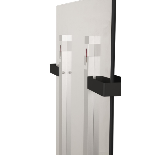 Warmlyours – porte-serviette pour les modèles à panneau radiant Ember, 24&nbsp;po, noir