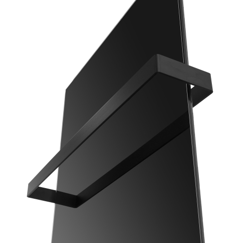 Warmlyours – porte-serviette pour les modèles à panneau radiant Ember, 24&nbsp;po, noir