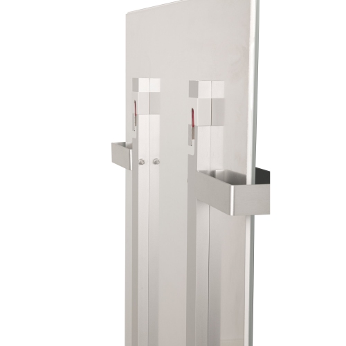 WarmlyYours Warming Towel Holder Bar Accessory for Ember Radiant Panel Models, 24 inch, Brushed