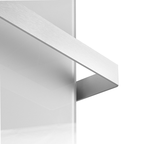 WarmlyYours Warming Towel Holder Bar Accessory for Ember Radiant Panel Models, 24 inch, Brushed