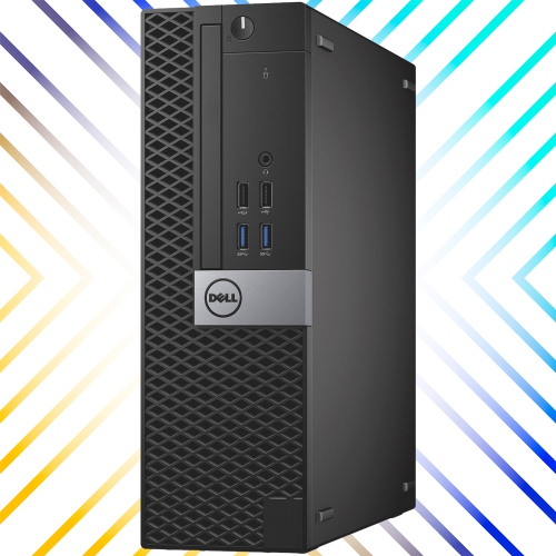 Dell OptiPlex 7040 Small Form Factor Desktop - Intel Core i5, 32GB Memory, 2TB SSD, Win 10 Pro + 27" Monitor by DELL - Refurbished condition - Image 3
