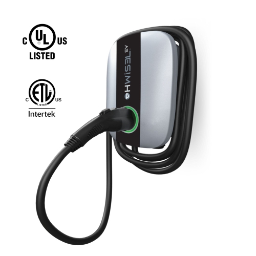 Hwisel – Chargeur rapide résidentiel de 80 a/240Vac EV, niveau 2, EVSE 19,2KW, câble 25ft, usage intérieur/extérieur, compatible avec tous les SAE