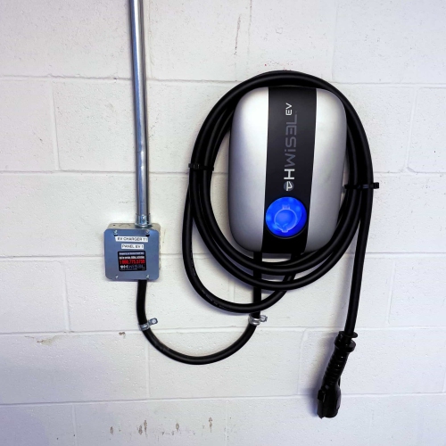Hwisel – Chargeur rapide résidentiel de 80 a/240Vac EV, niveau 2, EVSE 19,2KW, câble 25ft, usage intérieur/extérieur, compatible avec tous les SAE