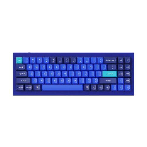 Keychron Q7 Hotswap Mechanical Keyboard - RGB - Blue - Aluminum Frame - Gateron Pro Brown - 70% - Windows Mac OS