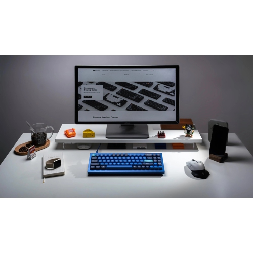 Keychron Q7 RGB Hotswap Mechanical Gaming Keyboard – 70% Layout, Gateron Pro Brown Switches – Compatible with Windows & macOS, Blue