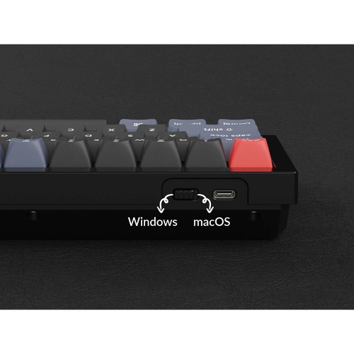 Keychron Q7 RGB Hotswap Mechanical Gaming Keyboard – 70% Layout, Gateron Pro Brown Switches – Compatible with Windows & macOS, Grey