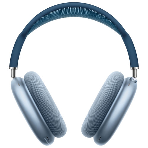 Remis à neuf - Casque d'écoute Bluetooth à suppression du bruit AirPods Max d'Apple - Bleu ciel