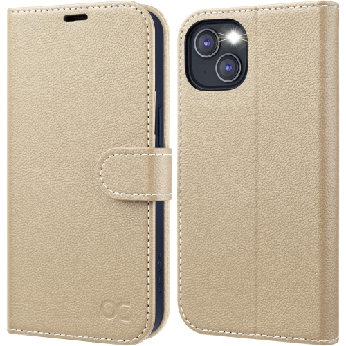 GENERIC  Iphone 13 Case, Pu Leather Iphone 13 5G Wallet Case[Card Holder][Kickstand] [Tpu Inner Shell][Rfid Blocking] Flip