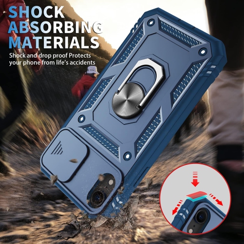 Case for iPhone Xs Max,Silicone Heavy-Duty Tough Rugged Lightweight Shockproof with Bracket Bumper Cover Case