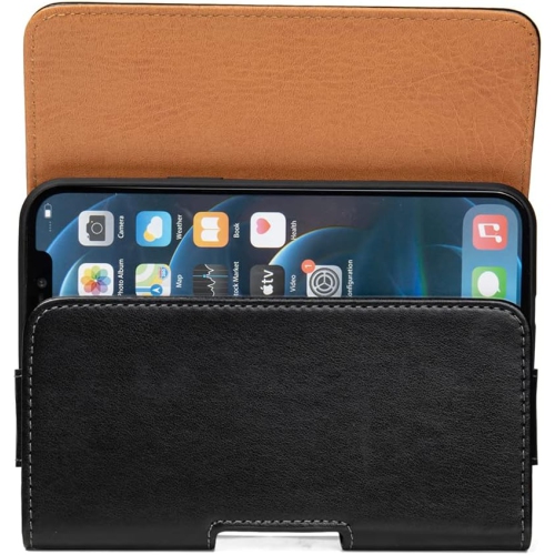 Étui en cuir pu avec pince de ceinture pour téléphone Galaxy A53 A52 A51 A32 A10S, S21 FE S20 FE S10 plus, iPhone 13 Pro