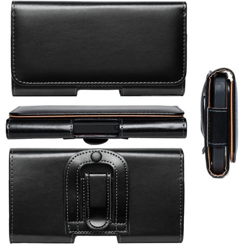 Étui en cuir pu avec pince de ceinture pour téléphone Galaxy A53 A52 A51 A32 A10S, S21 FE S20 FE S10 plus, iPhone 13 Pro