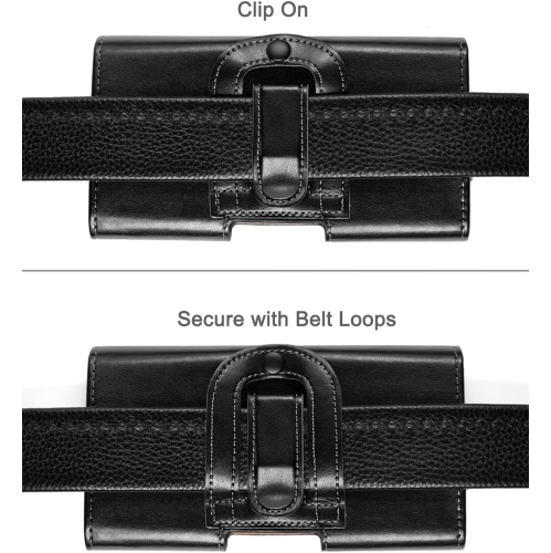 Étui en cuir pu avec pince de ceinture pour téléphone Galaxy A53 A52 A51 A32 A10S, S21 FE S20 FE S10 plus, iPhone 13 Pro