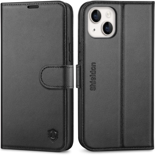 GENERIC  Case for Iphone 14 Plus 5G 2022, Wallet Case for Iphone 14 Plus, Genuine Leather Magnetic Folio Shockproof