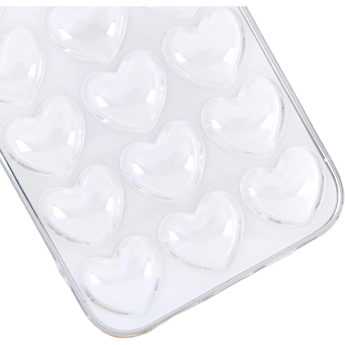 iPhone 14 Pro Case for Women, 3D Pop Bubble Heart Kawaii Gel Cover, Cute Girly for iPhone14 Pro 6.1 inch - Clear