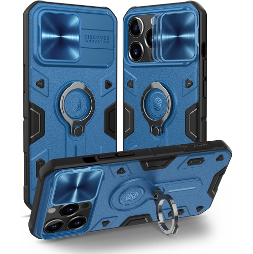 GENERIC  13 Pro Max Case Camshield Armor Case Compatible for Iphone 13 Pro Max Case With Kickstand And Slide Camera