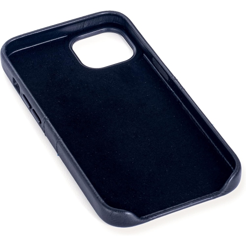 Wallet Case for iPhone 13 with Built-in Metal Plate for Magnetic Mounting & 2 Credit Card Holder Pockets: Exec