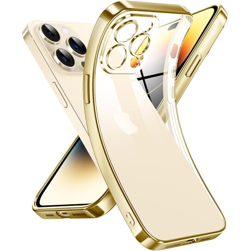 GENERIC  Crystal Clear Case for Iphone 14 Pro Max, [Not Yellowing] [Camera Protection] [Military Grade Drop Tested]