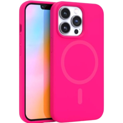 GENERIC  - Stylish Neon Phone Cover for Iphone 12 Pro Max - 360° Shockproof Protective Cases Compatible In Pink