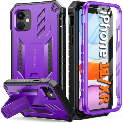 GENERIC  for Iphone 11 Case: for Iphone Xr Case Military Grade Drop Proof Rugged Protective Phone Cover With Kickstand