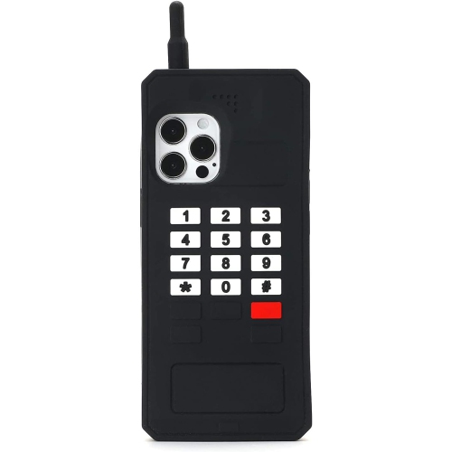 GENERIC  Kawaii Phone Case for Iphone 14 Pro Max, Cute Cartoon Retro Phone Case With Keychain Retro Classic Cellular