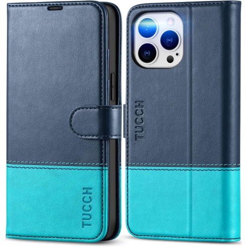 GENERIC  Wallet Case for Iphone 14 Pro Max, Rfid Blocking [4 Card Slots] Tpu Inner Protective Case, Magnetic Shockproof Pu