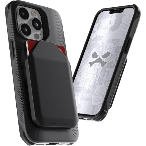 GENERIC  Exec Iphone 13 Case Wallet With Detachable Credit Card Holder for Magsafe Charging And Supports Magnetic Car