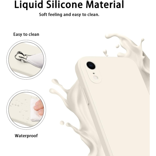 for iPhone XR Case, Soft Silicone Protection Shockproof Phone Case Cover for iPhone XR Case 6.1"