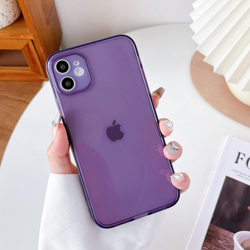 Silicone Case Clear Iphone 11 Case With Colored Bumper Case For