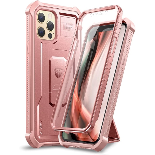 GENERIC  Case Compatible With Iphone 12 & 12 Pro [6.1 Inch] 360 Full Body Heavy Duty Military Grade Shockproof Hard Back