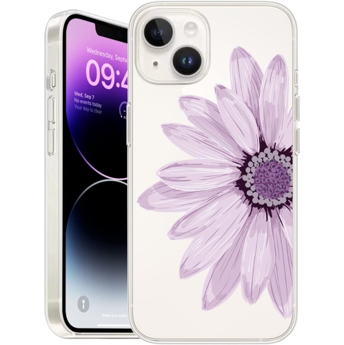 GENERIC  Iphone 14Plus Case, Iphone 14 Plus Cute Case With Flower Design, for Girls Women, Floral Pattern Shockproof