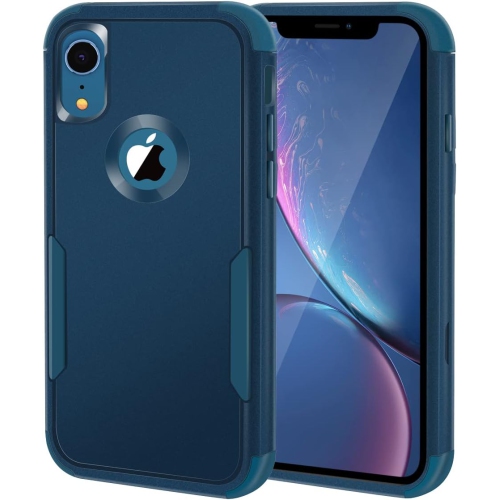 iPhone XR Heavy Duty Case, Shockproof Tough Case, Rugged 3-in-1 Triple-Layer Drop Protection Phone Cover