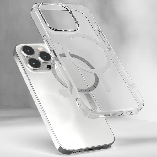 iPhone 13 Mini Ultra Thin Clear Phone Cover for MagSafe Case, Non Yellowing Strong Magnetic Slim Fit Cell