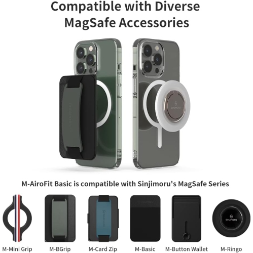 iPhone 13 Mini Ultra Thin Clear Phone Cover for MagSafe Case, Non Yellowing Strong Magnetic Slim Fit Cell