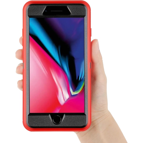 Case for iPhone 7 Plus/iPhone 8 Plus with Screen Protector [Shockproof] [Dropproof] [Dust-Proof], 3 in 1 Full Body