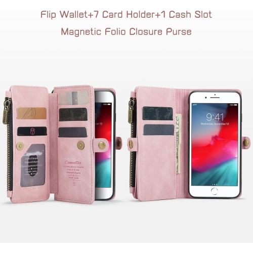 iPhone 8/7/SE 2020/SE 2022 Case, iPhone SE 2020 2022 Wallet Case for Women Men, Durable PU Leather Flip Strap