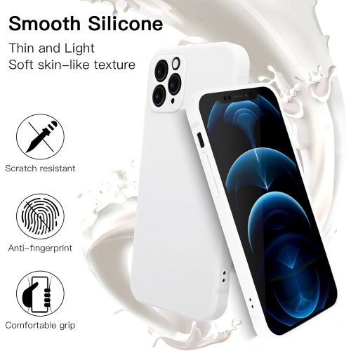 iPhone 11 Pro Max Case Compatible with iPhone 11 Pro Max Matte Silicone Gel Cover with Full Body Protection