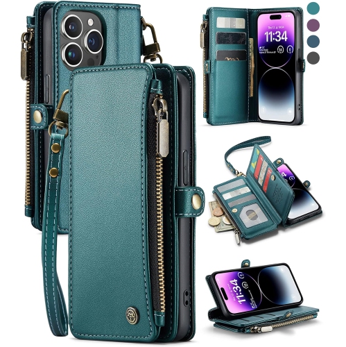 GENERIC  Iphone 14 Pro Max Case, Iphone 14 Pro Max Wallet Case for Women Men, Rfid Blocking Pu Leather Magnetic Flip