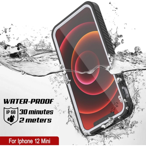 for iPhone 12 Mini Waterproof Case [Extreme Series] [Slim Fit] [IP68 Certified] [Shockproof] [Snowproof] Armor