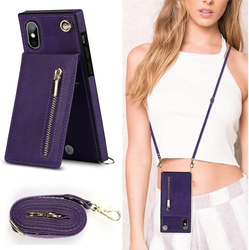 Crossbody Phone Case for iPhone Xs Max Case with Card Holder for Women,iPhone Xs Max Case Wallet with Strap