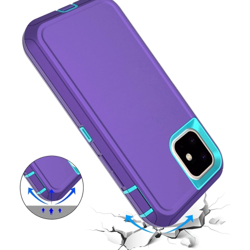 iPhone 11 Case, iPhone 11 Defender Case Soft TPU Hard PC Heavy Duty Shockproof 3 Layer Cover for iPhone 11 6.1