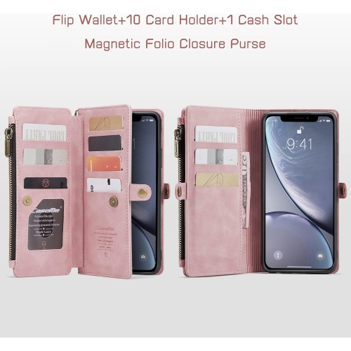 for iPhone XR Case, iPhone XR Wallet Case for Women and Men, iPhone XR Case With Card Holder, Durable PU